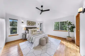 Private primary suite