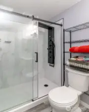 Walk in shower