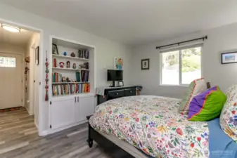 Primary Bedroom with built ins