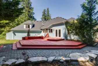 Room for Entertaining on the Expansive Deck