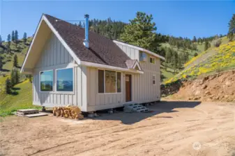 Dry cabin location NW corner of property