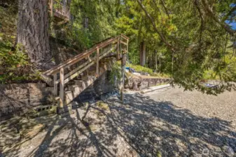 Your own slice of paradise: step off the deck and onto your private beach.