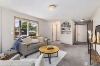 welcoming foyer