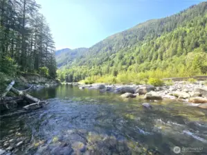 Private community beach / swimming hole. Just a 2 minute walk from your front door.