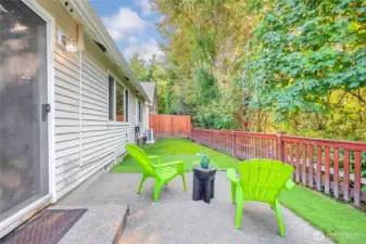 This unit is situated on a corner lot and backs up to wetlands.