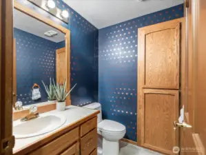 Main floor half bath