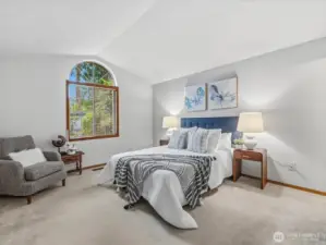 Main floor primary suite