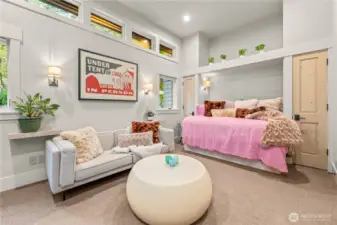 Bedroom 1, with full bath.