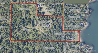 Overview of 4 parcels totaling 28.62 acres