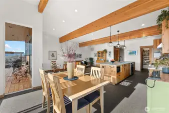 Enjoy the airy open atmosphere!