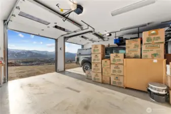 Dreamy insulated 2 car garage!