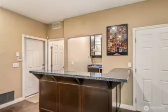 WET BAR! In Family Room on lower level.