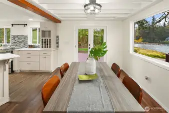 And the kitchen -