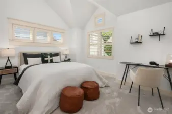 Two primary bedrooms in this roomy home!
