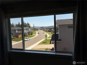 Mt. Rainier view from the Primary picture window!