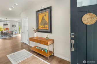 Welcoming entry.
