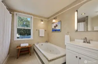 Primary Bathroom w/ jetted tub