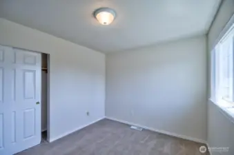 Bedroom at front of home on second floor