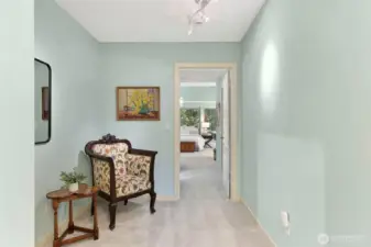 Reading nook off of the primary bedroom