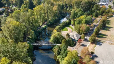 Bridge to the Burke-Gilman Trail is just minutes from your door.