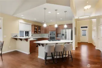 Island with stovetop