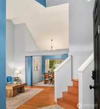 Grand Foyer Featuring Soaring Ceilings
