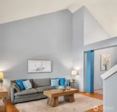 The Greatroom Features Vaulted Ceilings ~ Open Floor Plan