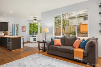 Open Floor Concept ~ Family Room to Kitchen to Breakfast Nook