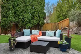 Fully Fenced Rear Yard ~ Perfectly Situated for Gatherings
