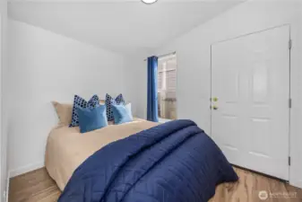 Bedroom #2 no closet