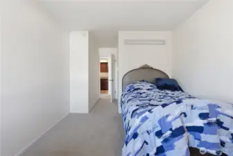 Airy Bedroom with Serene Green Views and Peek of Meydenbauer Bay