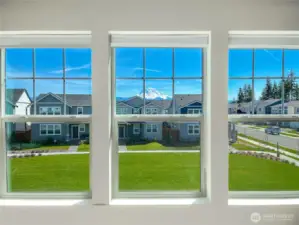 View of Mt. Rainier from the primary.