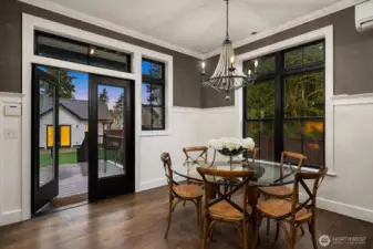 Dining area and deck