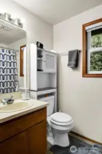 Unit A - Full Bath on upper floor.