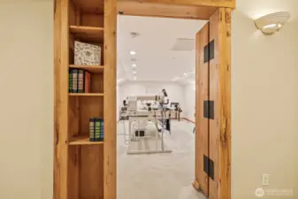 Hidden room upstairs