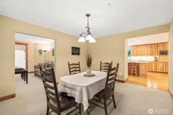 Formal dining room.