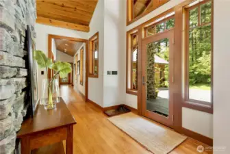 for maximum light and allowing nature to be reflected at every view.