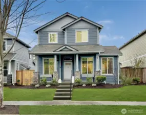 Welcome Home! Stone accents and sweet porch give this home lots of curb appeal.