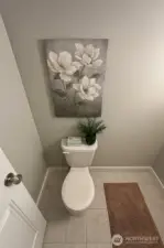 Private toilet room too.