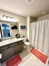 Upper floor full bath.