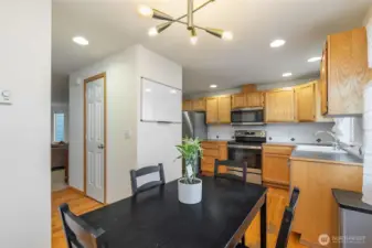 large kitchen with room for a table