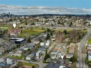 Close to the new Link light rail station