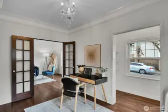 Main residence office space