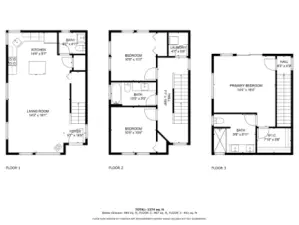 Floor plan with est. square footage