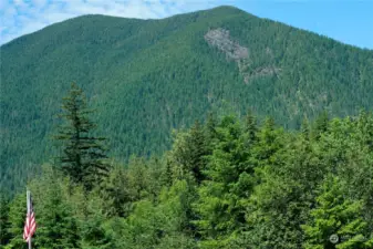 Everchanging views of Green Mt to the West. State DNR land to the W for 1/2 mile, then the national forest beyond. The perfect neighbor.