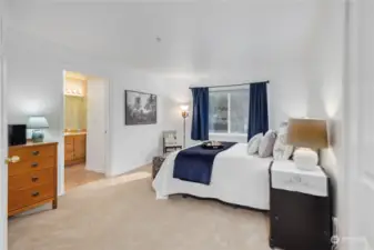 Primary with ensuite bath and walk-in closet