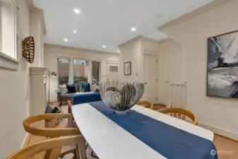 room for large dining table