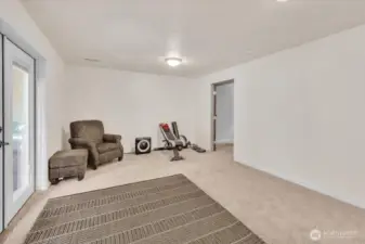 downstairs rec room