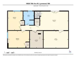 Downstairs floor plan