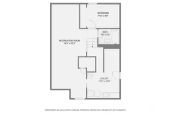 Lower level plan.